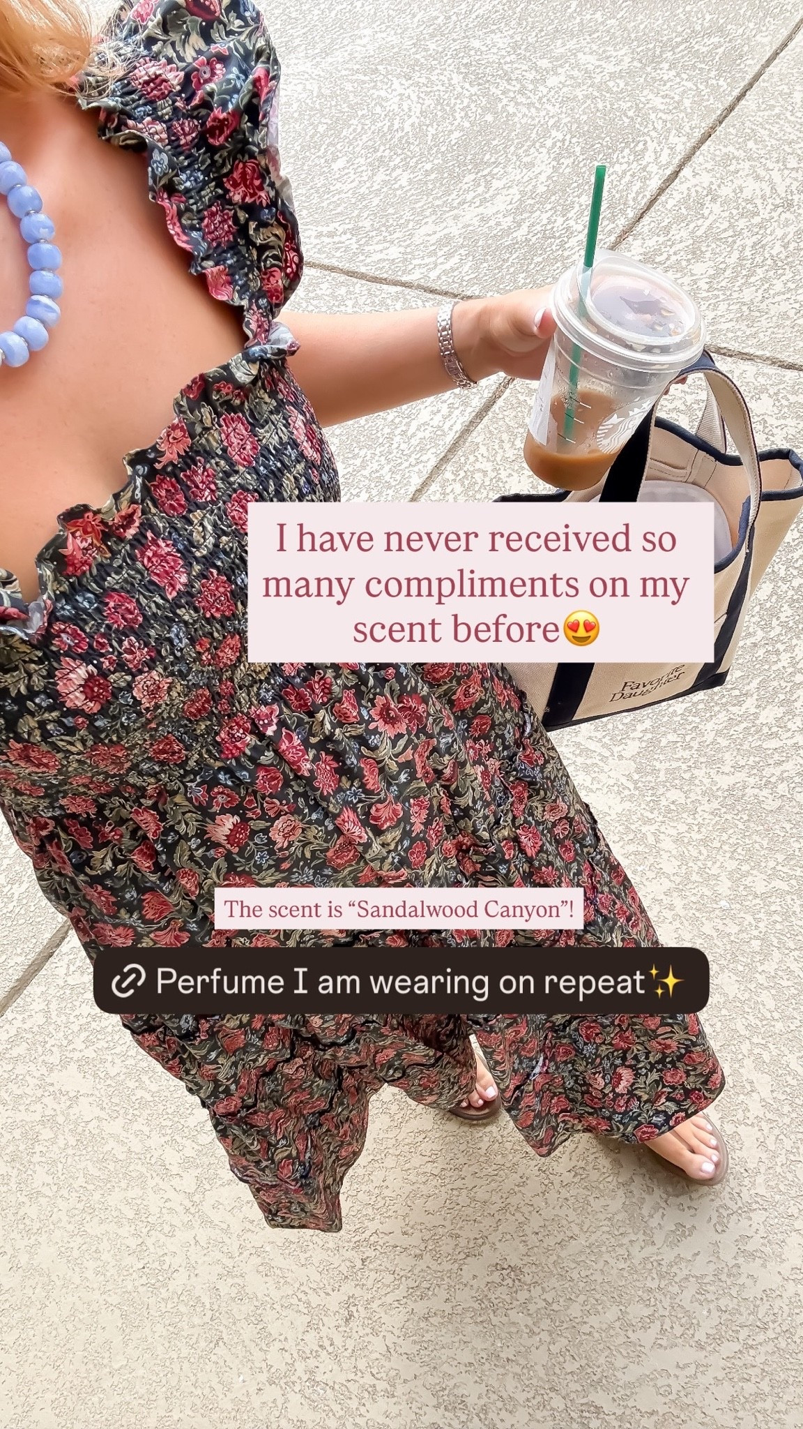 The perfume I cannot stop wearing ✨ Sandalwood Canyon has officially become my everyday scent and I have NEVER gotten so many compliments on a fragrance. Linking the perfume + the details from this look!
#perfume #fragrance #everydayperfume #sandalwood #womensfragrance #summerstyle