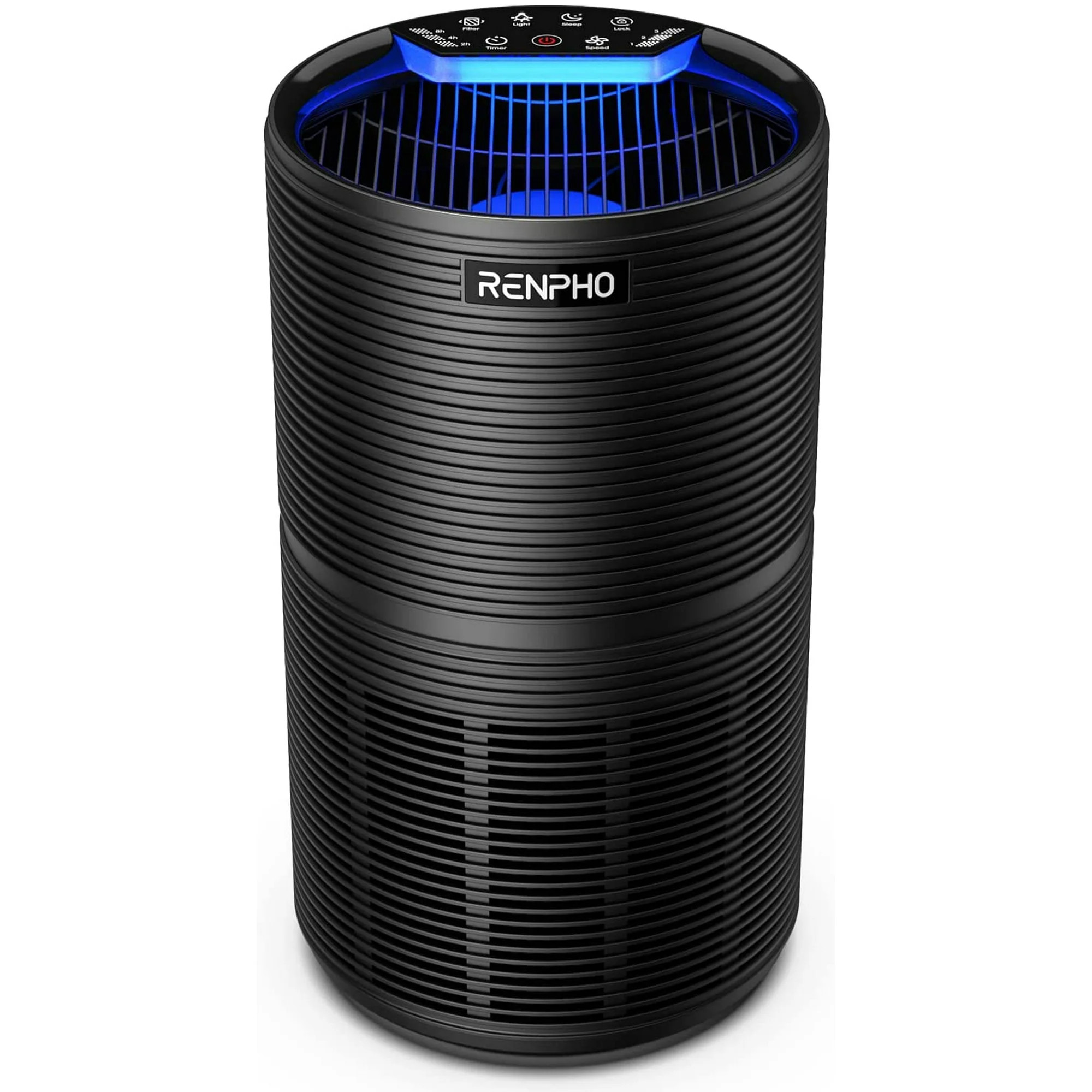 RENPHO HEPA Air Purifier for Home Large Room up to 600 Sq.ft, H13 True HEPA Filter Air Cleaner fo... | Walmart (US)