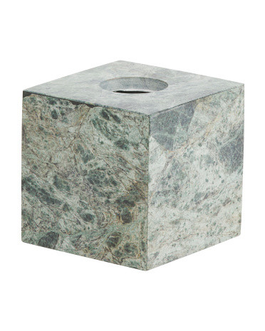 Marble Tissue Box Holder | TJ Maxx
