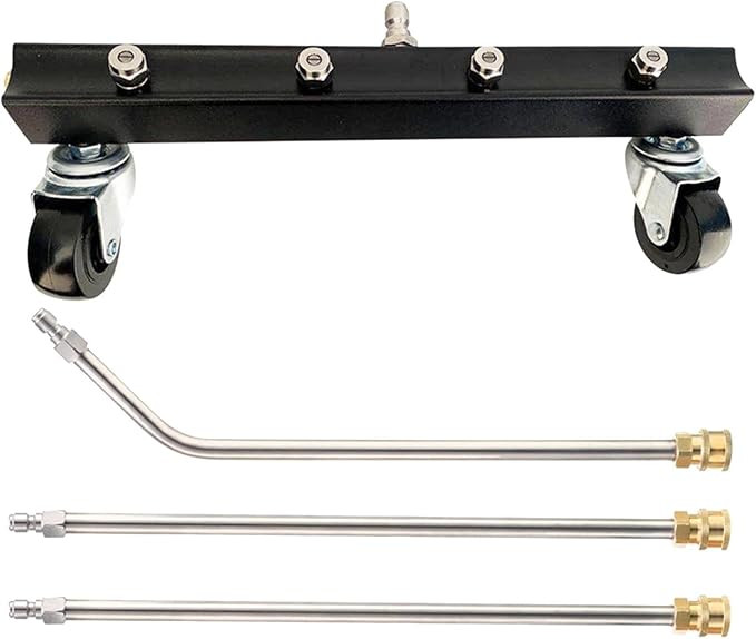 Lavadora de alta pressão para limpeza da parte inferior de veículos, com varetas de extensão, ... | Amazon (BR)