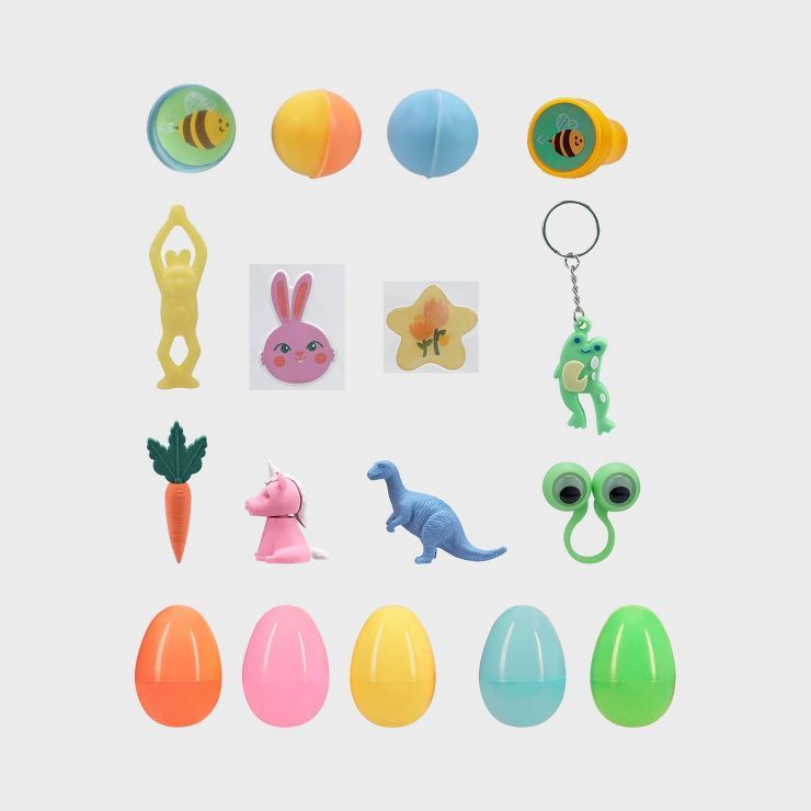 12ct Pre-filled Plastic Easter Eggs With Toys - Spritz™ : Target | Target