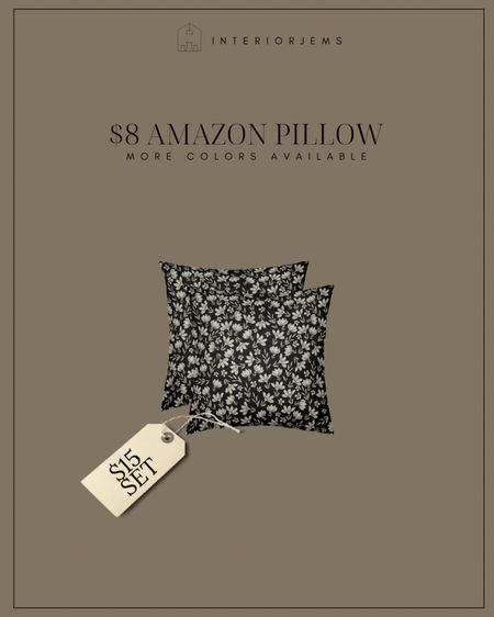 Love this pretty set of pillows from Amazon, they’re only eight dollars apiece or $15 for two, floral pillow covers, vintage pillow covers, outdoor pillow covers, bed pillows, so

#LTKhome #LTKstyletip #LTKsalealert