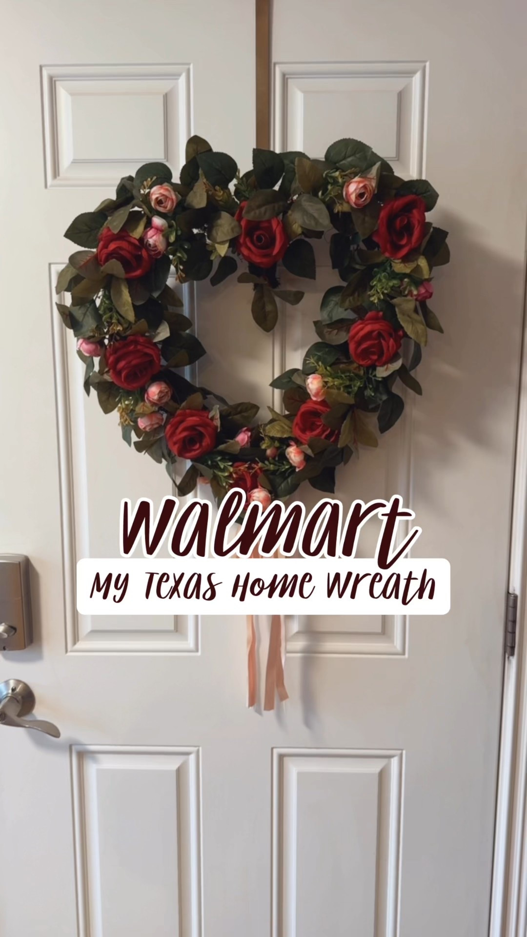Walmart Rose Valentine's Day Heart Wreath, Multicolor, 22", by My Texas House

#LTKHome #LTKFindsUnder50 #LTKSeasonal
