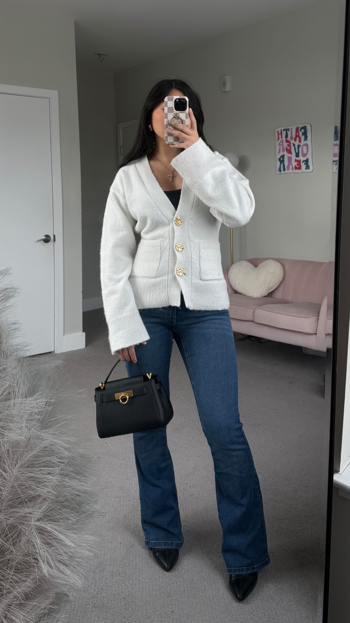 Cinched Cardigan: size 2
Linking similar jeans

Outfit idea, how to style, style tips, modest outfit, winter fashion 

#LTKHoliday #LTKSeasonal #LTKWorkwear