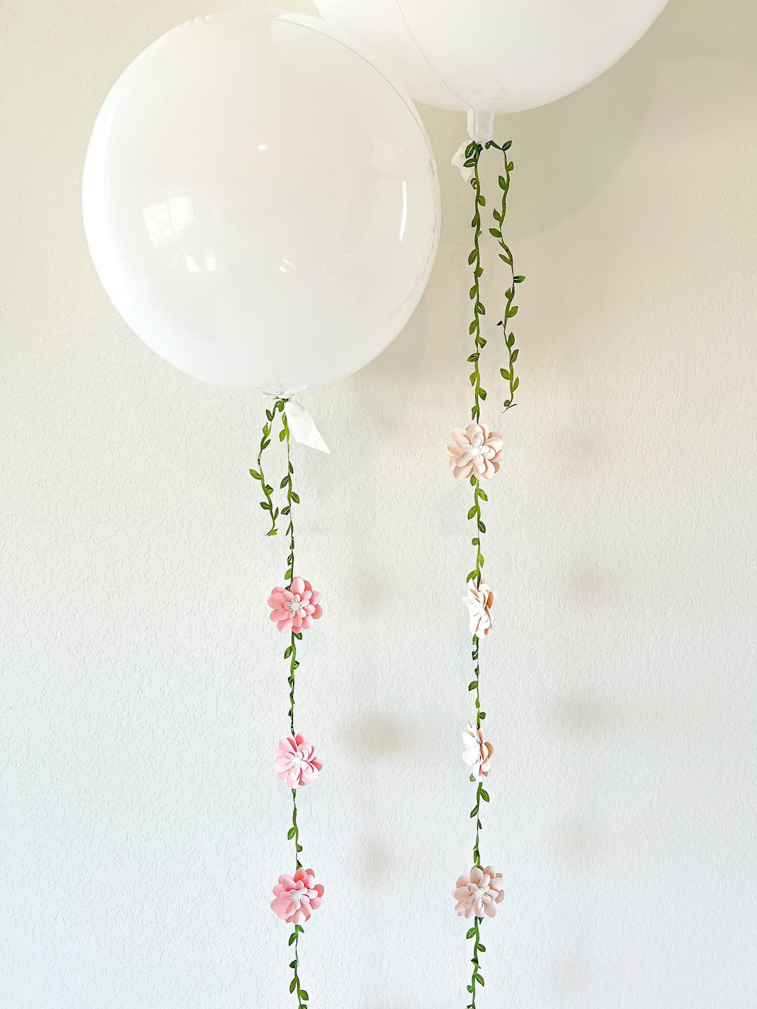 Pink Flower Balloon Tail/string/garland/vine for Birthdays, Showers, or Parties - Etsy | Etsy (US)