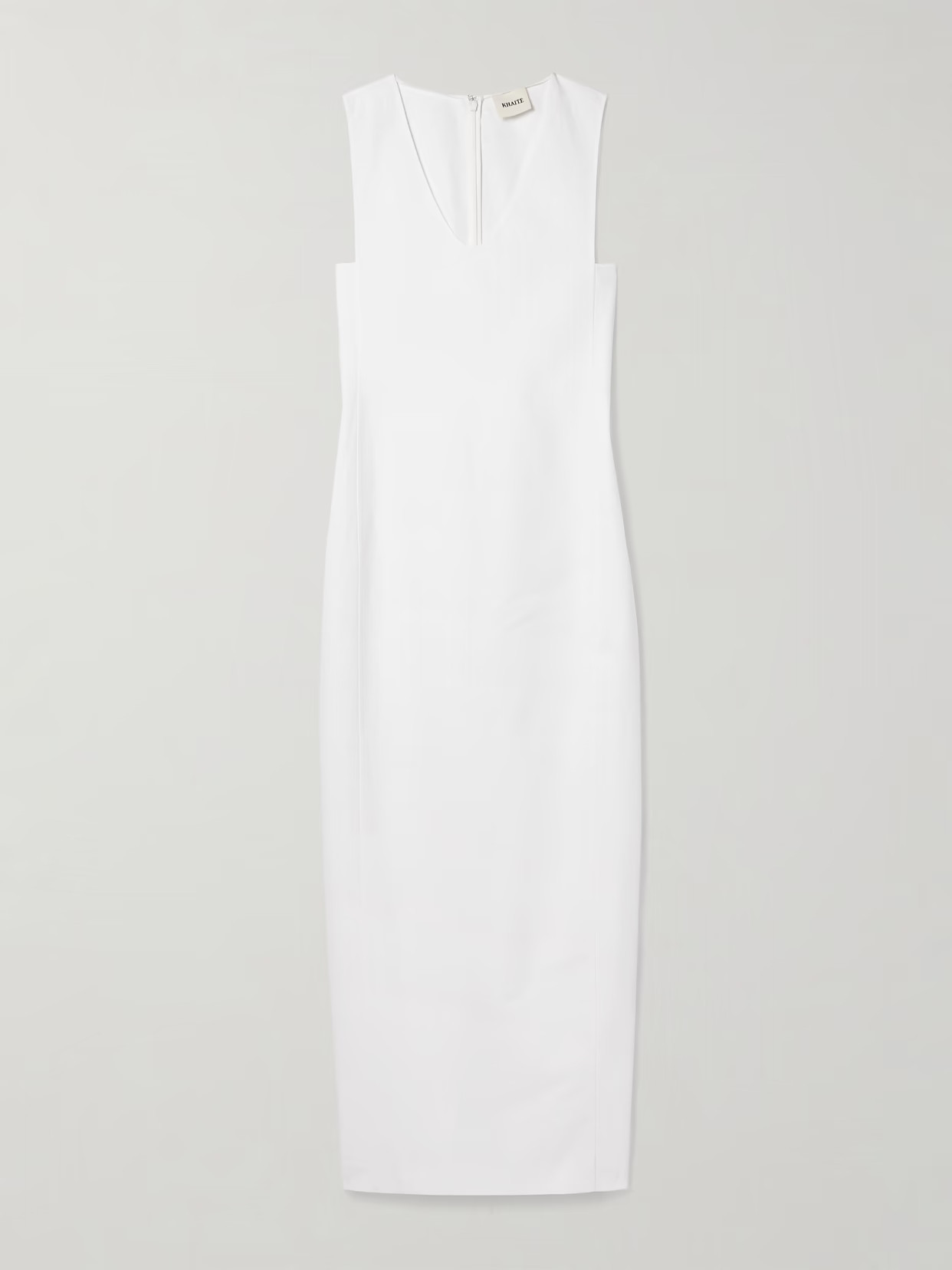 KHAITE - Avery Cotton-poplin Maxi Dress - White | NET-A-PORTER (US)