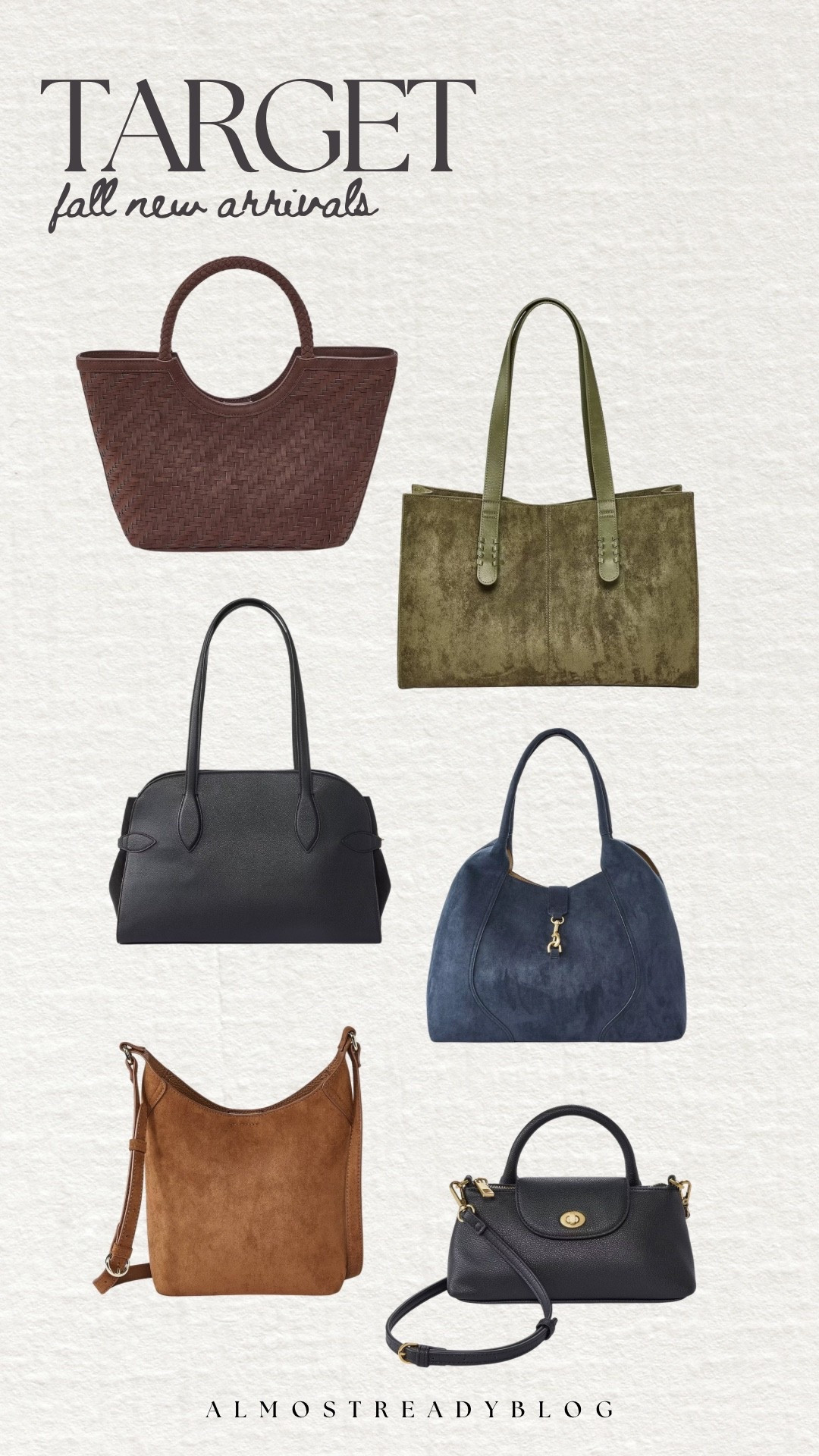 Target really surprised me with their new bags this year!! So many good picks for fall

new arrivals, tote bag, target finds, fall fashion, purse, handbag, amanda west, almost_readyblog 

 #LTKootd #LTKSeasonal