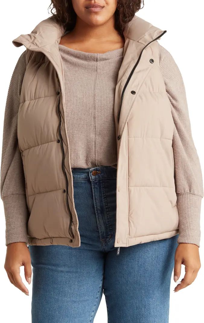 Quilted Hooded Puffer Vest | Nordstrom Rack