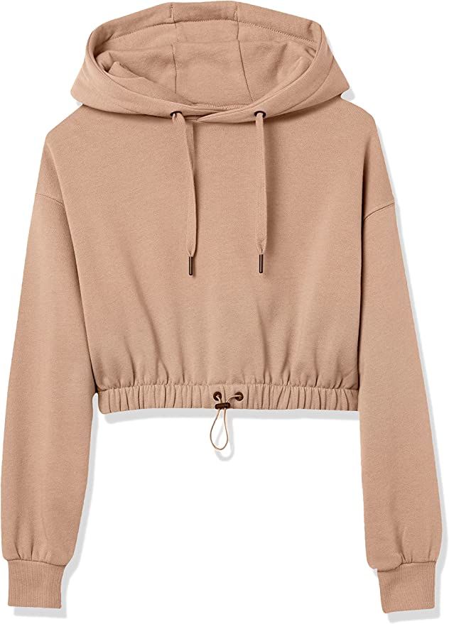 Core 10 Women's Super Soft Cropped Length Hoodie Sweatshirt | Amazon (US)