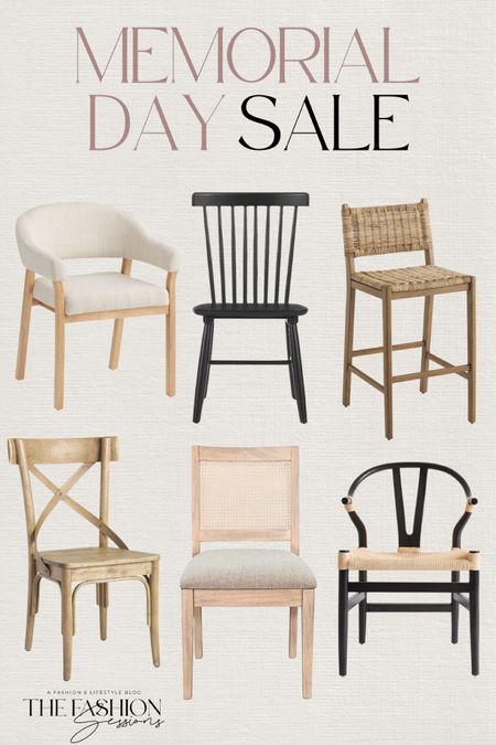 Memorial Day sale on dining room chairs! 

Memorial Day sale | sale | dining room chairs | kitchen table chairs | home | Tracy Cartwright | The Fashion Sessions 

#LTKfamily #LTKsalealert #LTKhome