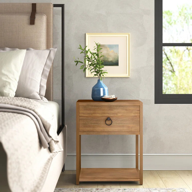 Elin 26.5'' Tall 1 - Drawer Nightstand | Wayfair North America