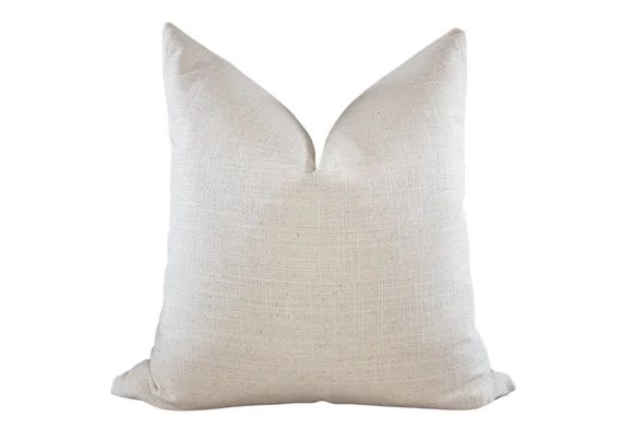 Read the full title
    WISTERIA | Cream Hemp Cotton Cushion Cover, Hemp Linen Pillow, California... | Etsy (UK)