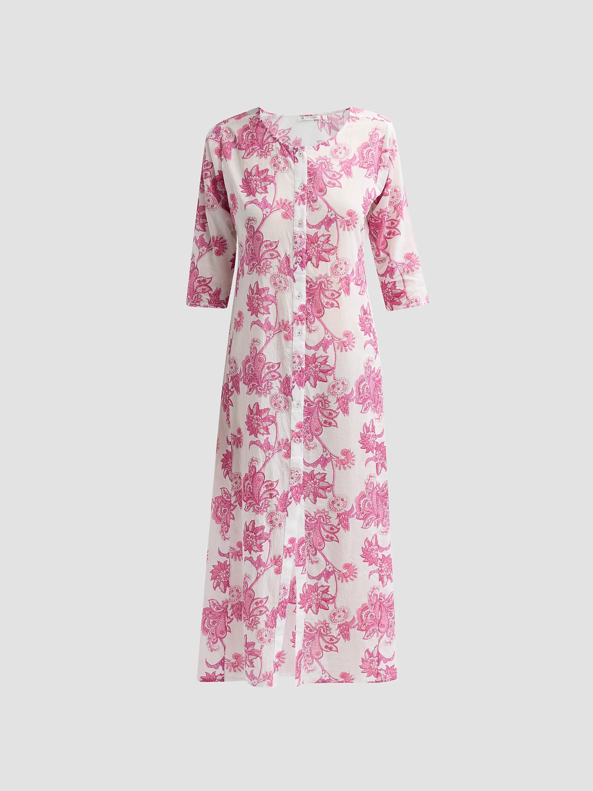Blair Floral Cotton Long Kurta Dress | Saks Fifth Avenue