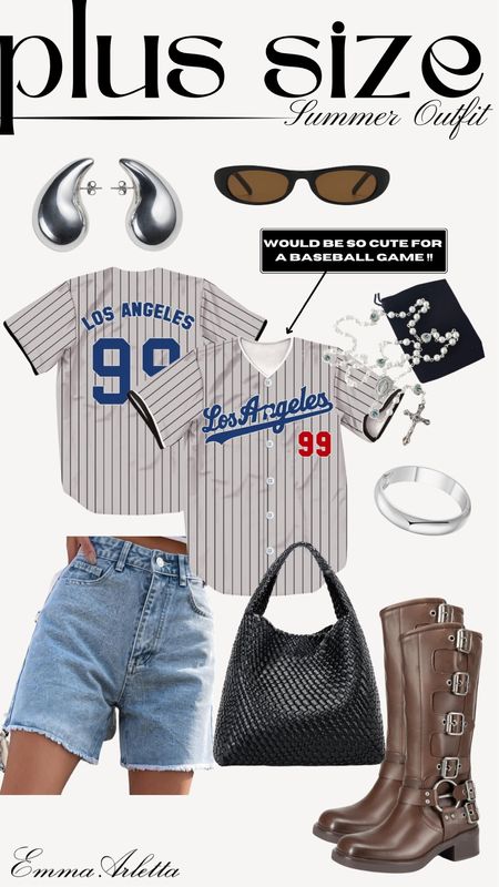 Game day outfit inspo ⚾️🎟️🌭🏟️

Summer outfit, jeans, jersey, boots, baseball game

#LTKStyleTip #LTKSeasonal #LTKPlusSize