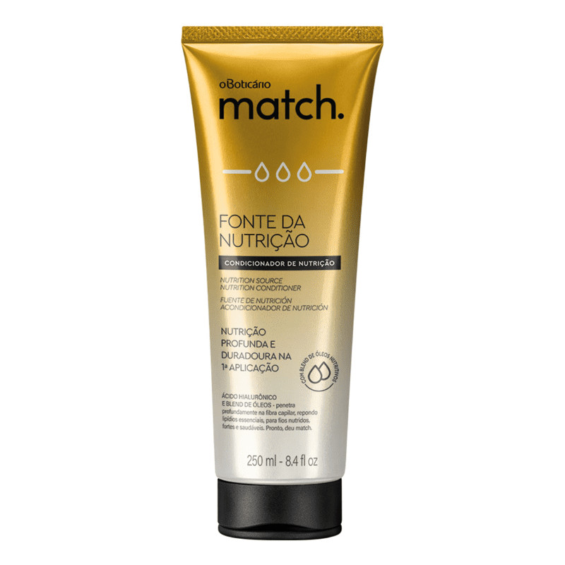 Condicionador Match Fonte da Nutrição, 250ml | O Boticário | oBoticario (BR)