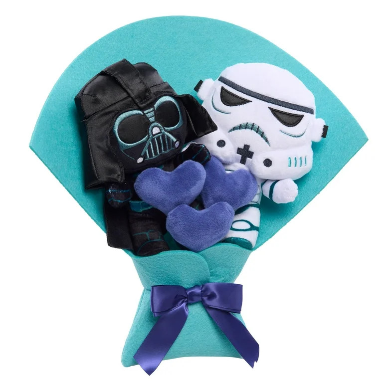 STAR WARS™ Valentine Medium 13-inch Bouquet Plush, 2 Plush Dolls Included, Ages 3+ | Walmart (US)