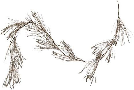 Creative Co-Op 72" L Faux Pine w/Silver Sequins, Champagne Color Garlands, Multi | Amazon (US)