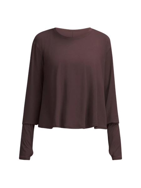 Modal Relaxed-Fit Lounge Long-Sleeve Shirt | Women's Long Sleeve Shirts | lululemon | Lululemon (US)