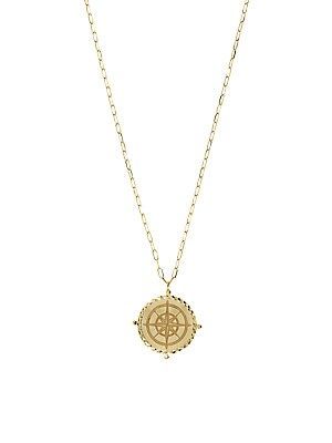 14K Yellow Gold Pendant Necklace | Saks Fifth Avenue OFF 5TH