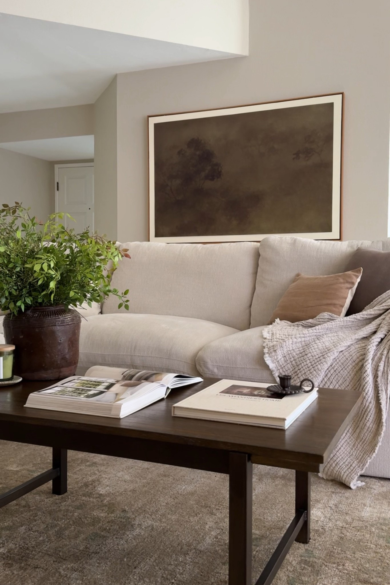 Couch | living spaces Kennedy power reclining sectional
Coffee table | fb marketplace
Vase | vintage 

Living room decor, living room inspo, neutral living room, living room rug, grey couch, grey couch living room, gray couch living room, neutral area rug, area rug, Loloi rug

#LTKSeasonal #LTKdayinmylife #LTKHome