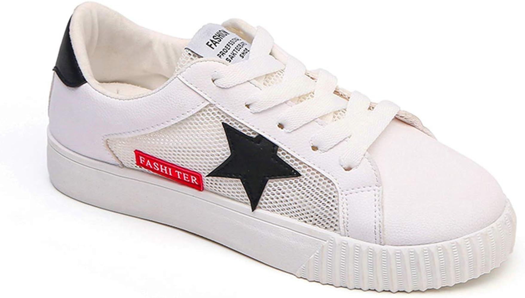 Womens Sneakers with Star Tennis Shoes Light | Amazon (US)