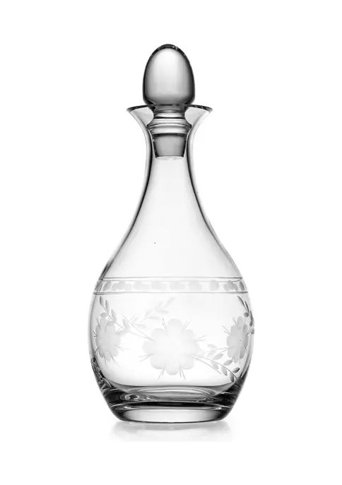 Spring Fleur Etched Decanter | Belk