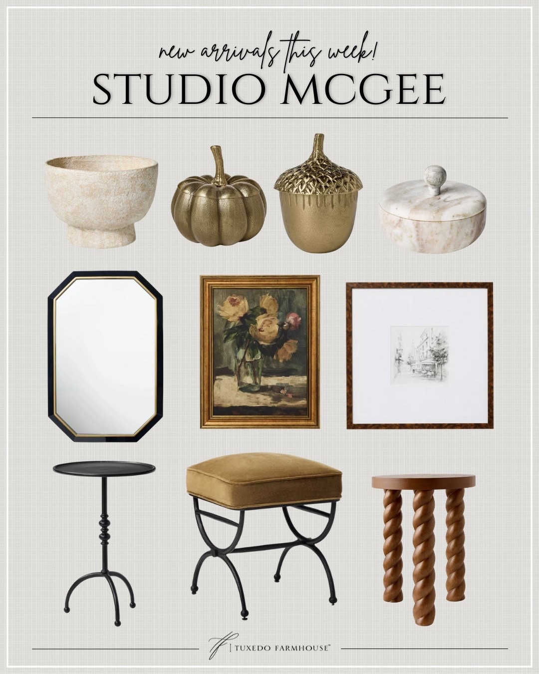There are so many beautiful home decor and furniture pieces in the new Studio McGee release at Target. I’m loving the rich, deep colors! There’s a few pretty decor pieces for fall  

#LTKFindsUnder50 #LTKSeasonal #LTKHome