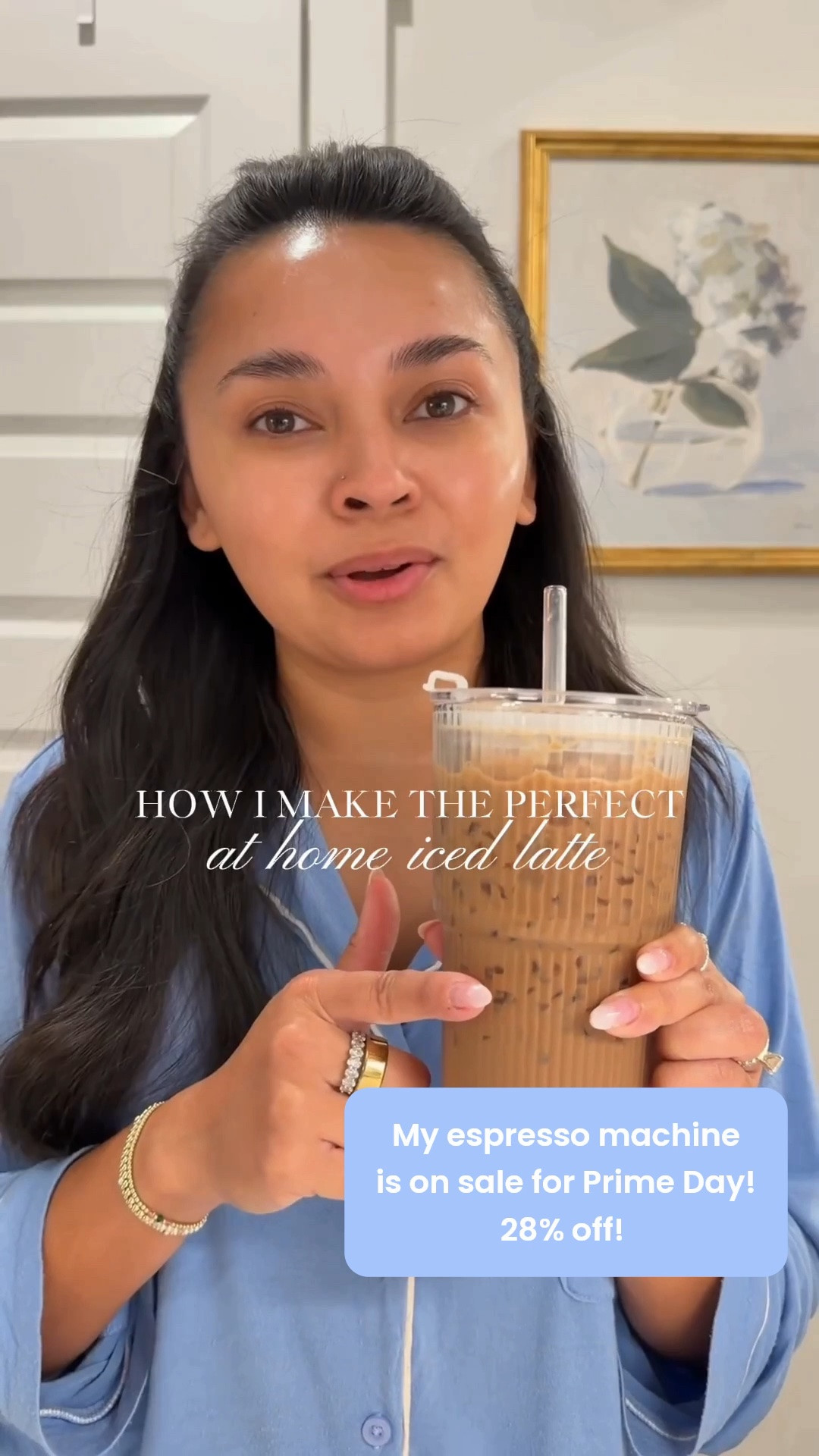 Prime Day deal!☕️✨

how I make my perfect at home iced mocha latte:
• coffee beans are from Foresight in Charleston  (available online) 
• I measure out 18g of beans for a double shot  
• 2 pumps of Hollander chocolate sauce  
• Fill a cup with ice and pour espresso over top. Add your favorite milk (I use 2%) Cheers!

#LTKSaleAlert #LTKselfcare #LTKdayinmylife