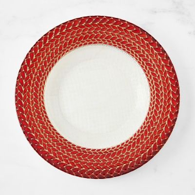 Braided Glass Charger | Williams-Sonoma