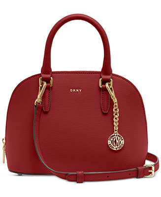 DKNY Bryant Leather Dome Satchel & Reviews - Handbags & Accessories - Macy's | Macys (US)