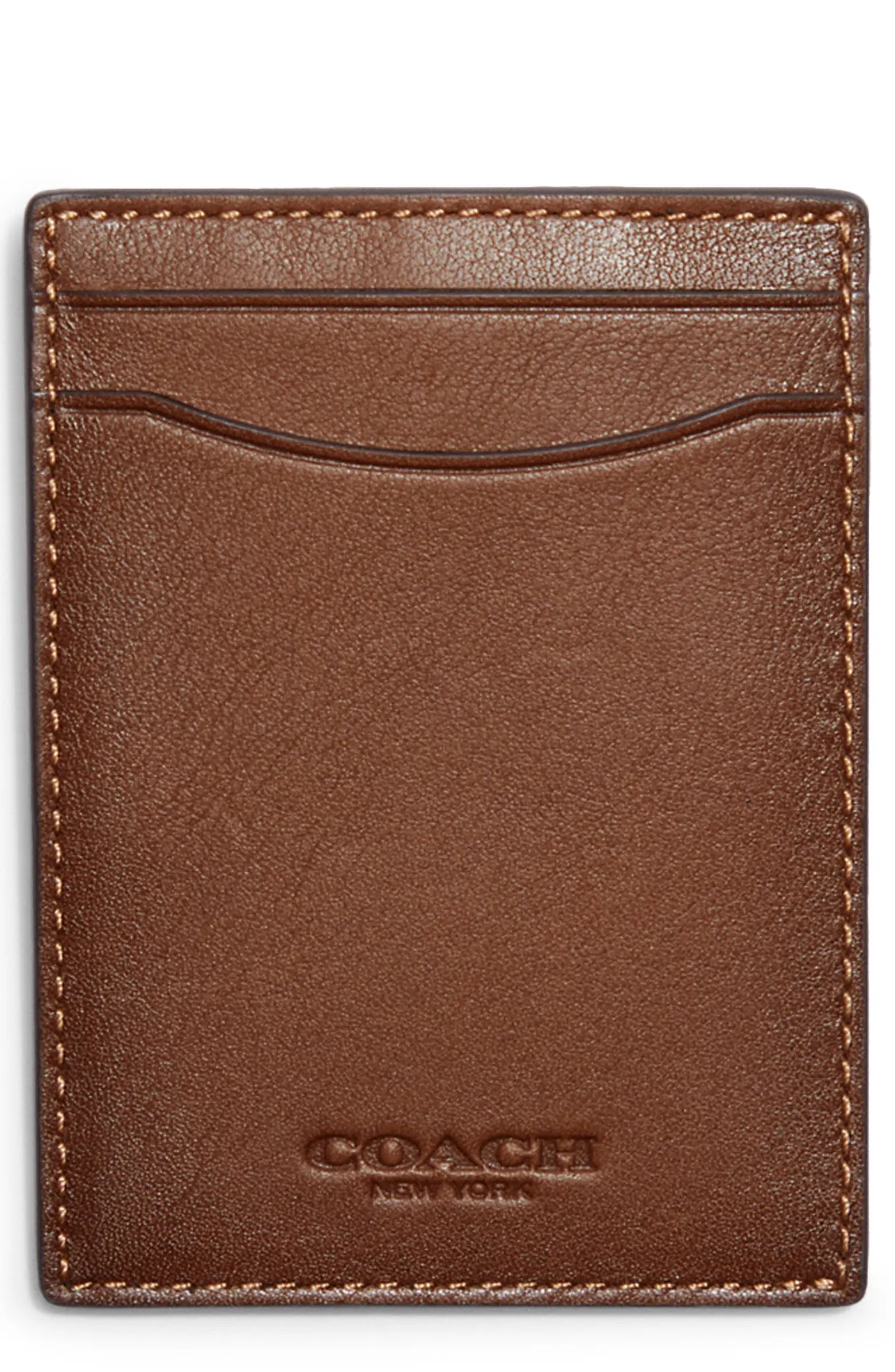 Money Clip Leather Card Case | Nordstrom