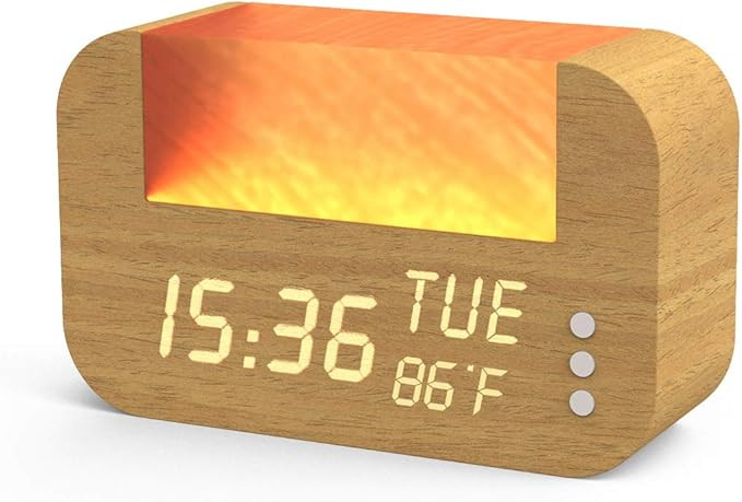 MN1 Himalayan Salt Lamps, Salt Lamps Alarm Clock, Dimmer Switch, All Natural and Handcrafted with... | Amazon (US)