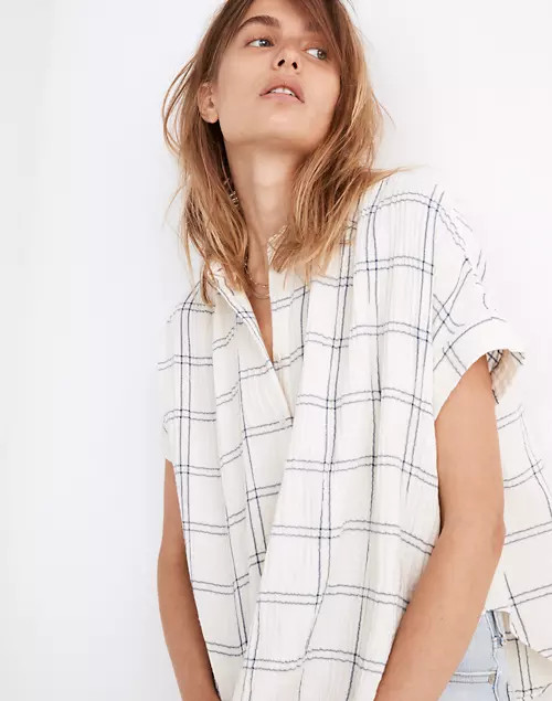 Lightspun Hilltop Shirt in Windowpane | Madewell