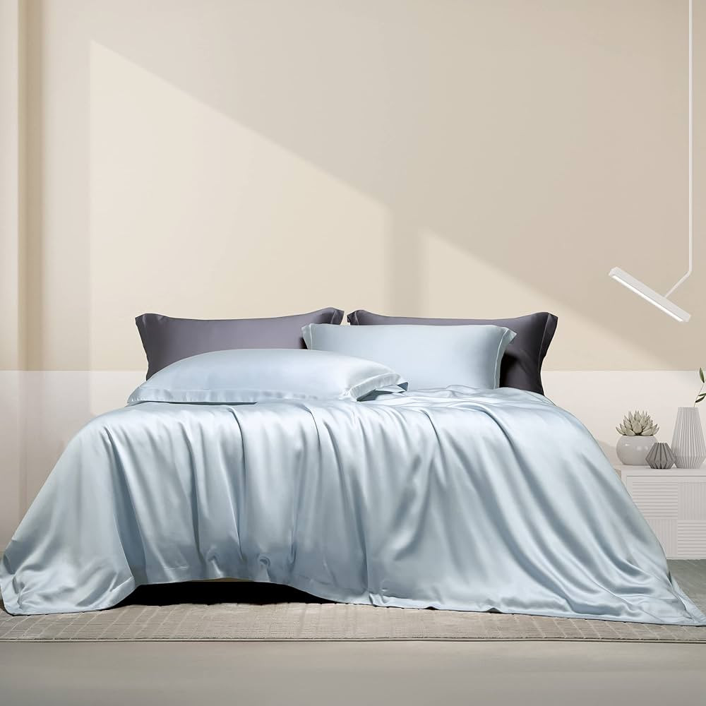 Ventidora Super Soft Cooling Duvet Cover King Size-100% Tencel Lyocell Duvet Cover Set(3 Pieces),Silk-Like Smooth & Cool Comforter Cover Set with Corner Ties, Machine Washable | Amazon (US)