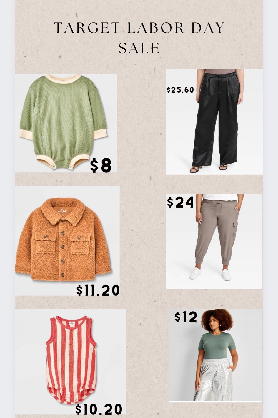 What I picked up from targets Labor Day sale!

#LTKunder50 #LTKbaby #LTKcurves