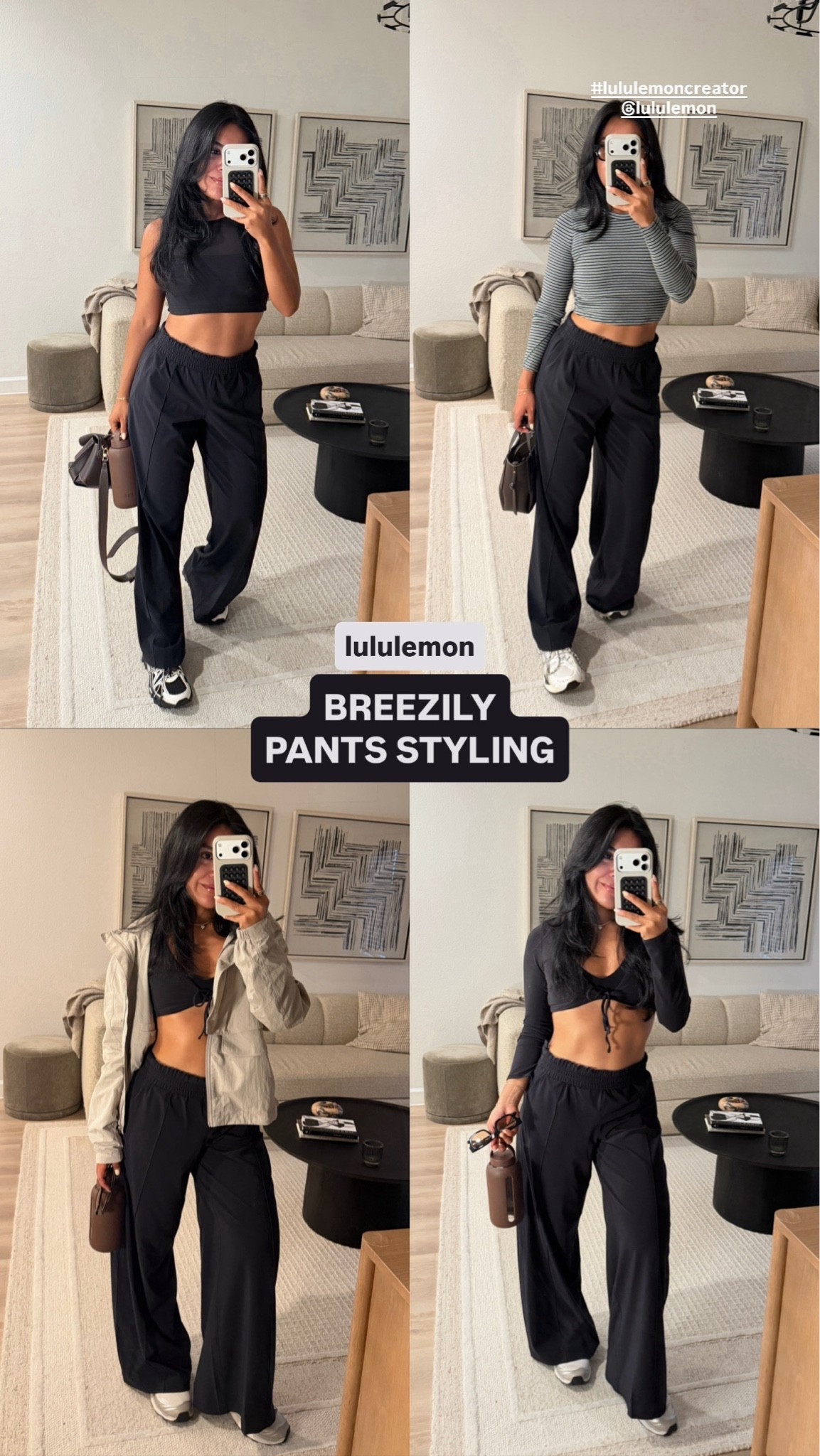 a day of styling new @lululemon finds! »
#lululemoncreator #ad

Sizing! Wearing a medium in the pants, smalls in the tops + 8 jacket!