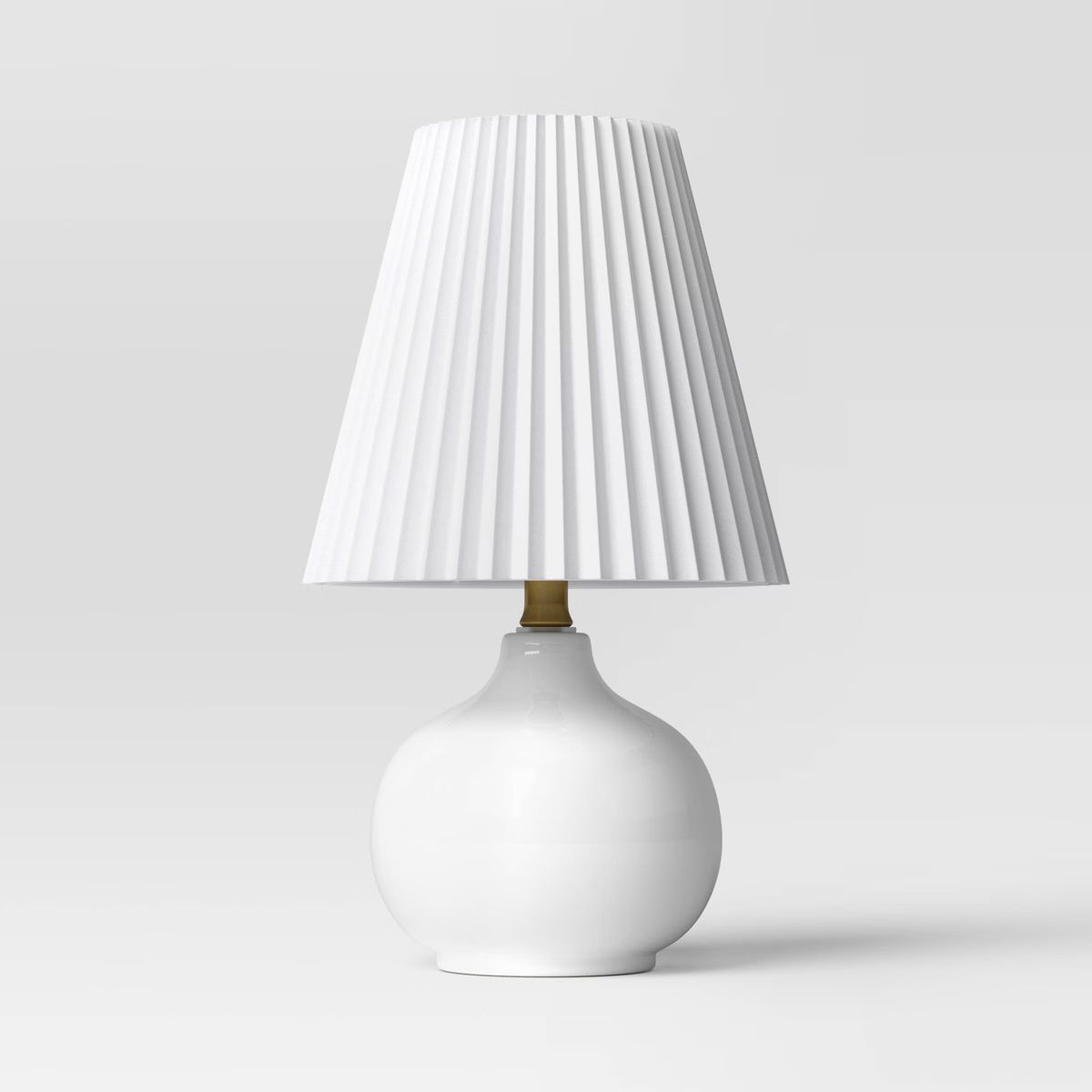 Ceramic Table Lamp with Pleated Shade - Room Essentials™ | Target