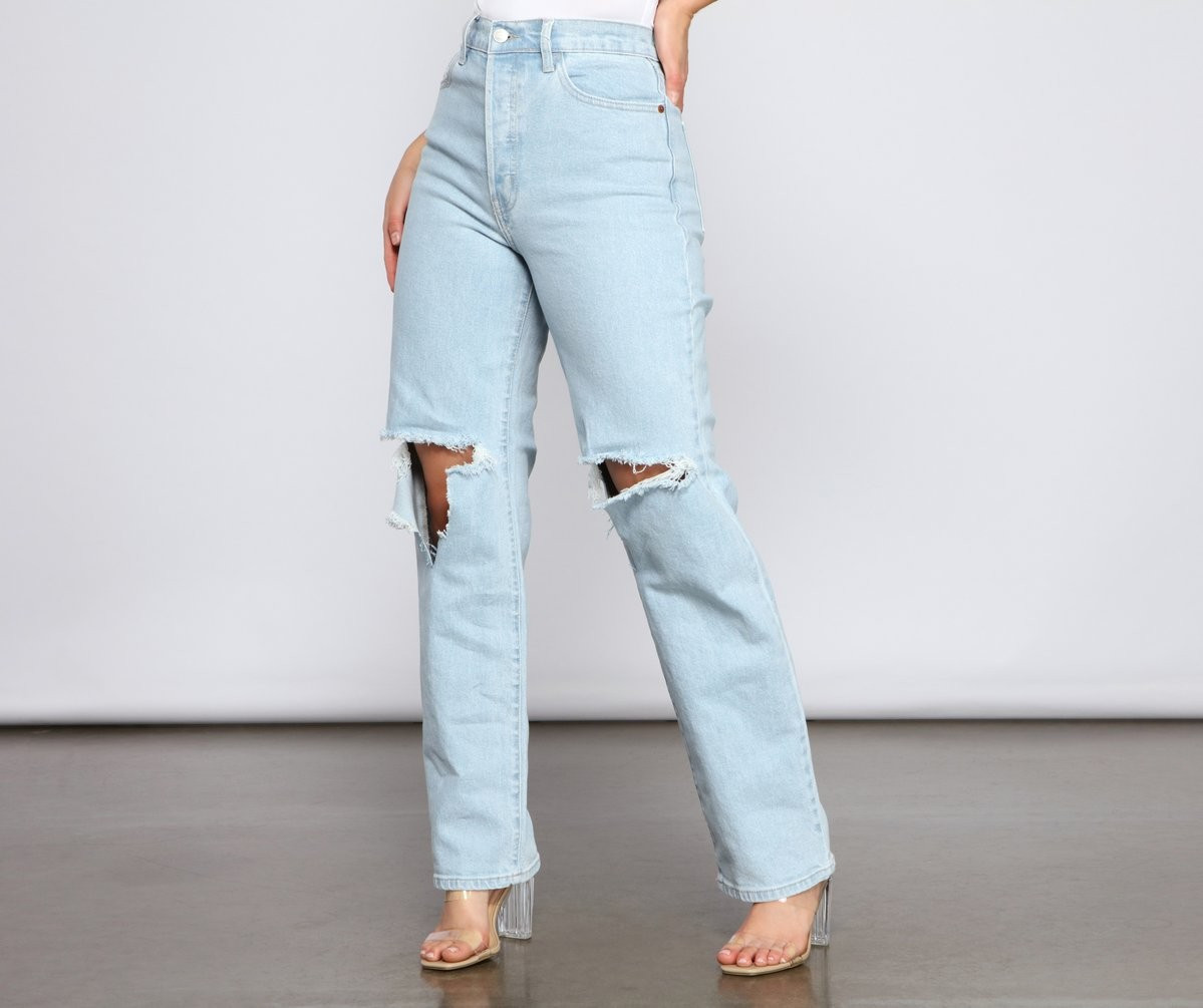 Good Vibes High-Rise Boyfriend Jeans | Windsor Stores