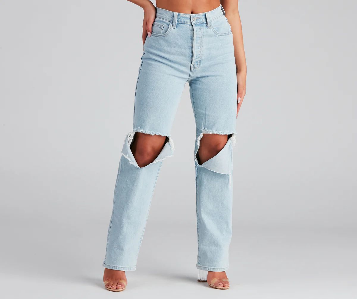 Good Vibes High-Rise Boyfriend Jeans | Windsor Stores