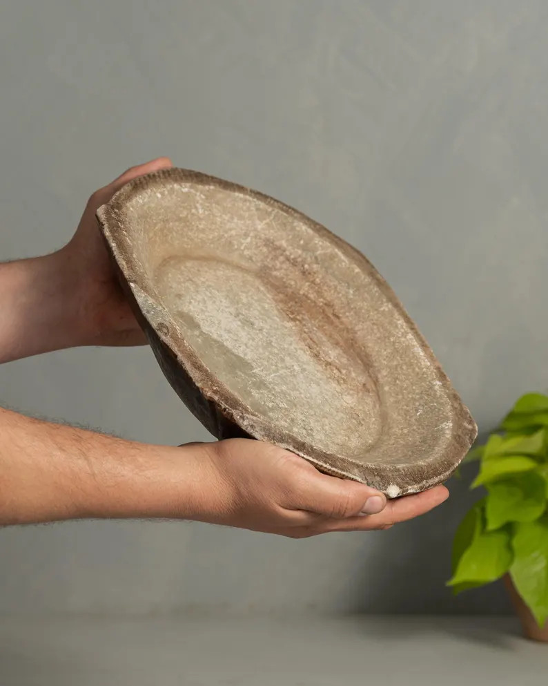 Vintage Carved Stone Catch All Bowl or Soap Tray {E} (free Shipping) - Etsy | Etsy (US)