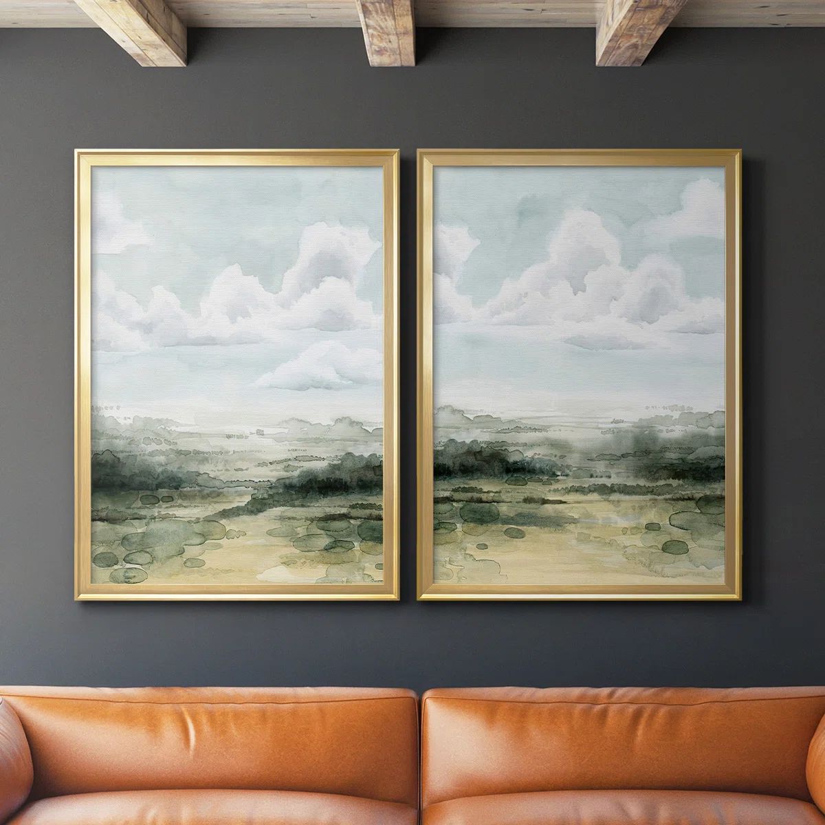 Valley Highlights I Framed On Canvas 2 Pieces Print | Wayfair North America