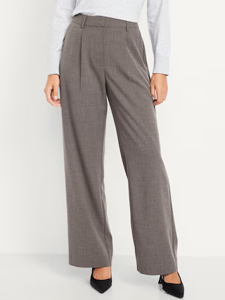 Extra High-Waisted Taylor Wide-Leg Trouser Pants | Old Navy | Old Navy (US)