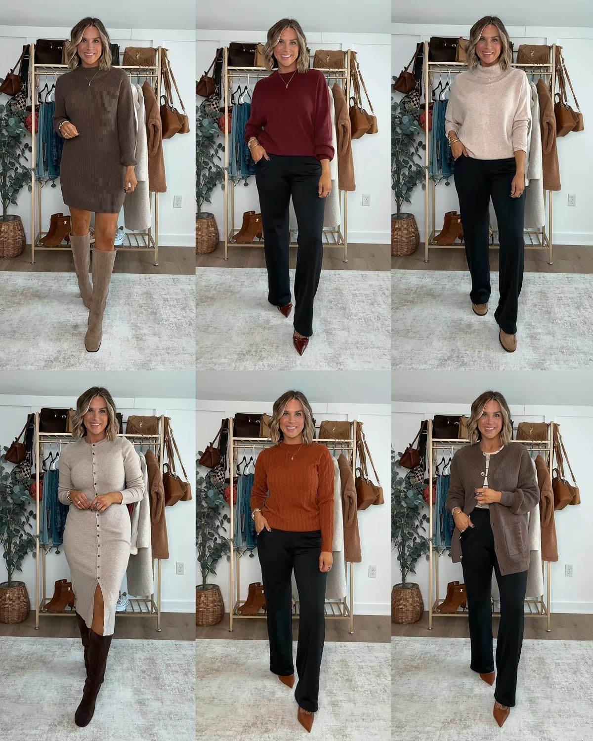 Workwear that says HR approved, but my comfort comes first! I am 5’6 143lbs size small top, medium dresses and pants, boots fit true to size for work outfits that are stylish, comfy, and still look good at the end of the day! 

 #LTKmomlife #LTKSeasonal #LTKWorkwear