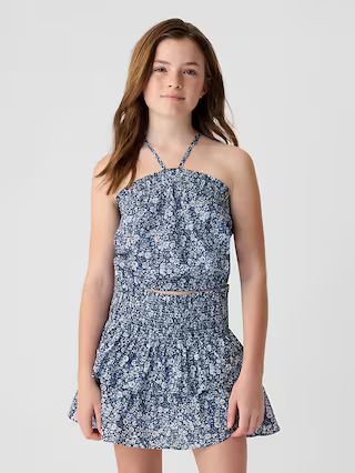 Kids Smocked Halter Tank Top | Gap (US)