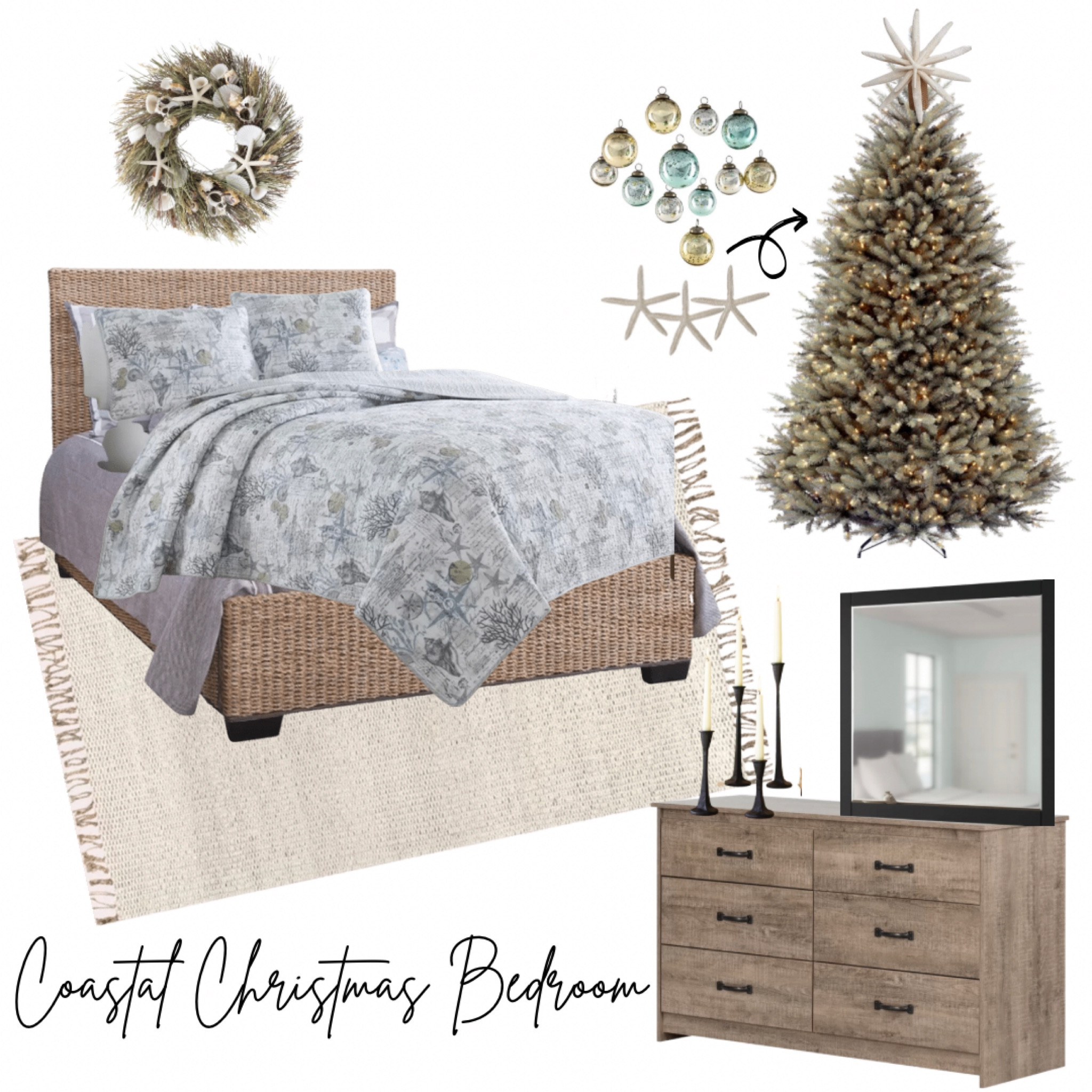 Coastal Christmas Bedroom ⭐️



#LTKHoliday #LTKhome #LTKSeasonal