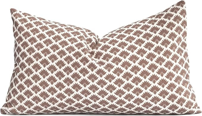 Crumbs Home Modern Farmhouse Fall Linen Indoor Outdoor Lumbar Pillow Cover Only, 12"x20" Water Re... | Amazon (US)