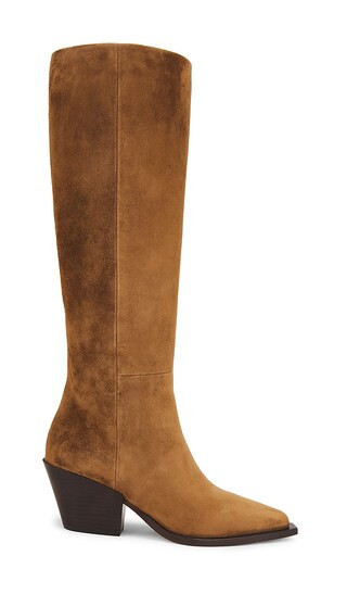 PAIGE Lillian Boot in Brown. - size 7 | Revolve Clothing (Global)