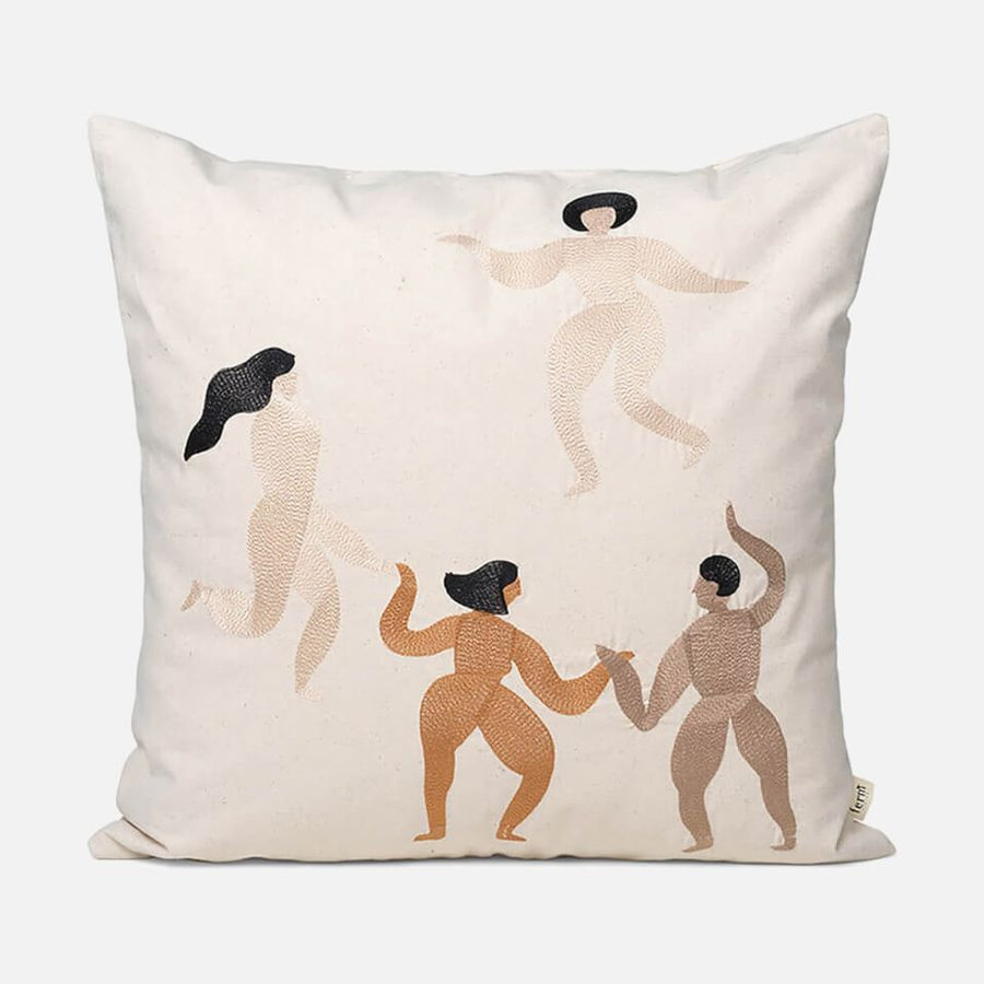 Ferm Living Free Cushion - Natural | Coggles (Global)