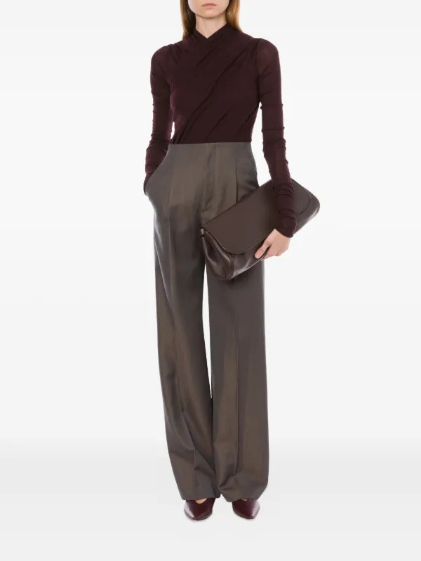 Alberta Ferretti virgin-wool Body | Red | FARFETCH BR | Farfetch (BR)