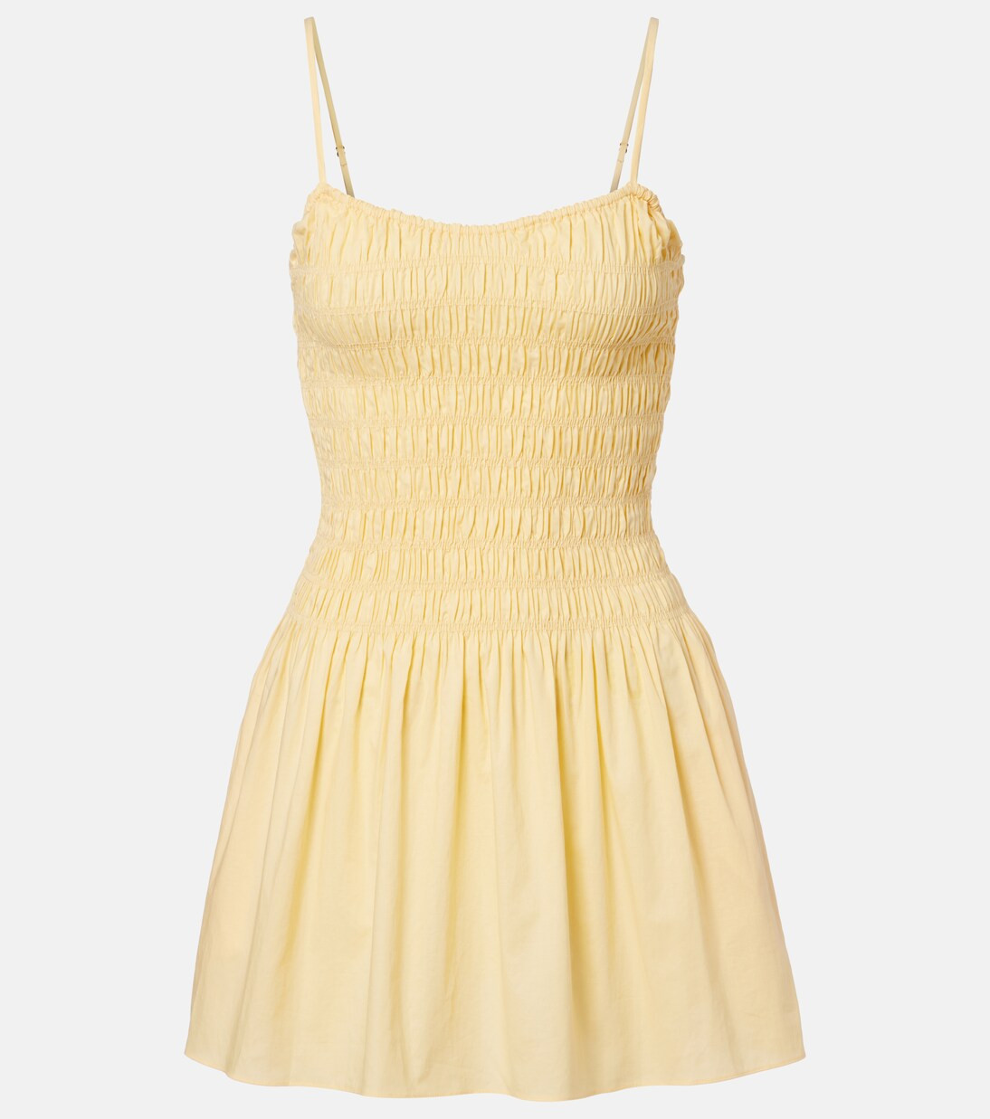 Araceli shirred cotton minidress | Mytheresa (US/CA)
